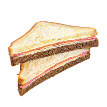 Sendvič šunka a sýr 