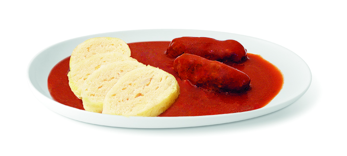 Masové šišky v rajské omáčce